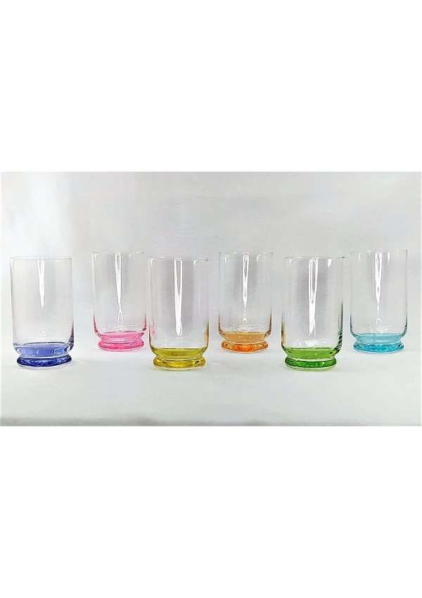 Wosso 6 Renk Meşrubat Bardağı