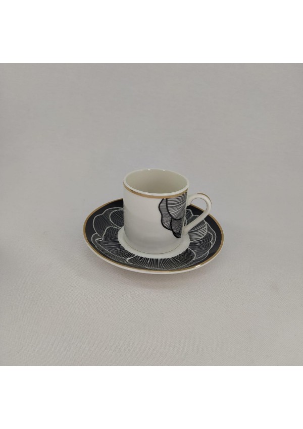 PAÇİ Porselen CLARISSE Collection 6'lı Türk Kahvesi Fincan Takımı